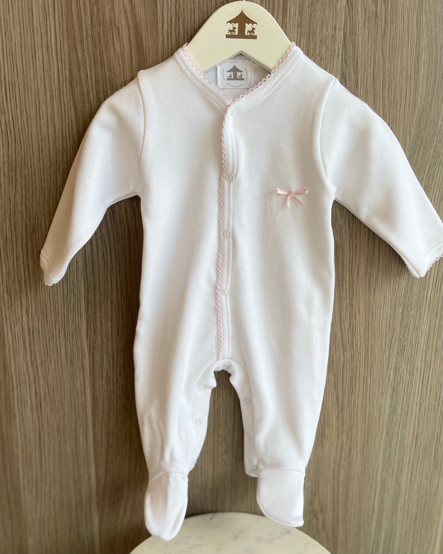 Mameluco para personalizar rosa