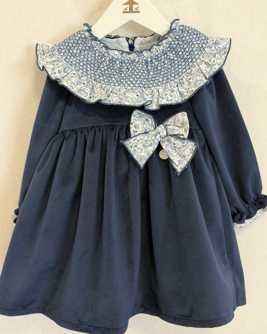 Vestido Velvet Azul
