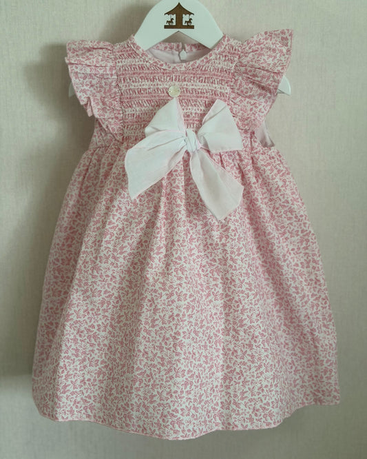 Vestido Flores Rosa