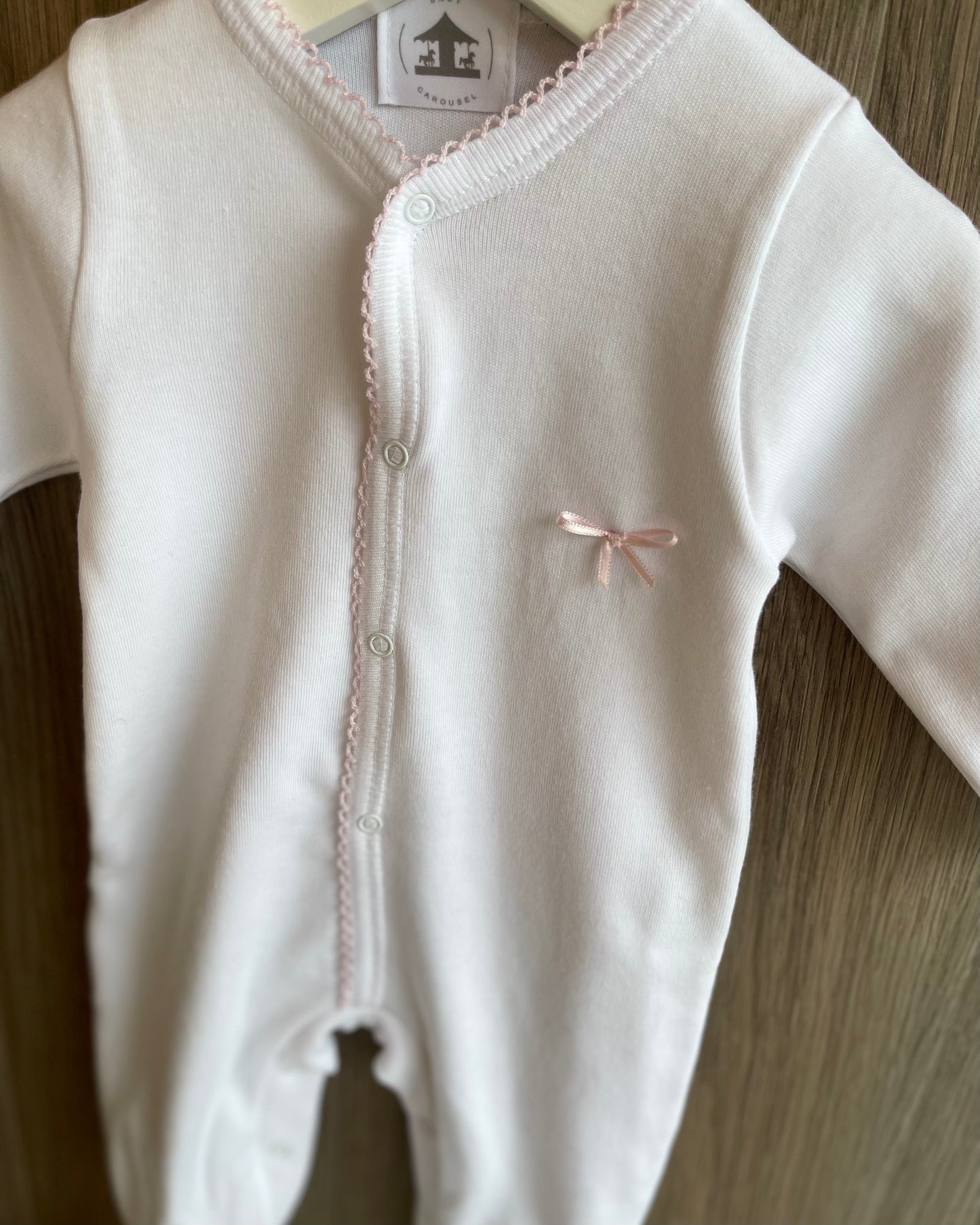 Mameluco para personalizar rosa