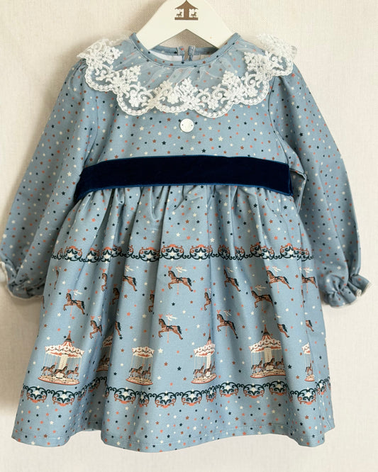 Vestido Carousel Azul