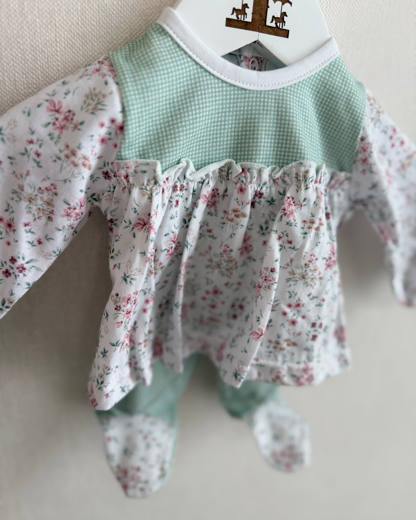 Conjunto Flores Menta