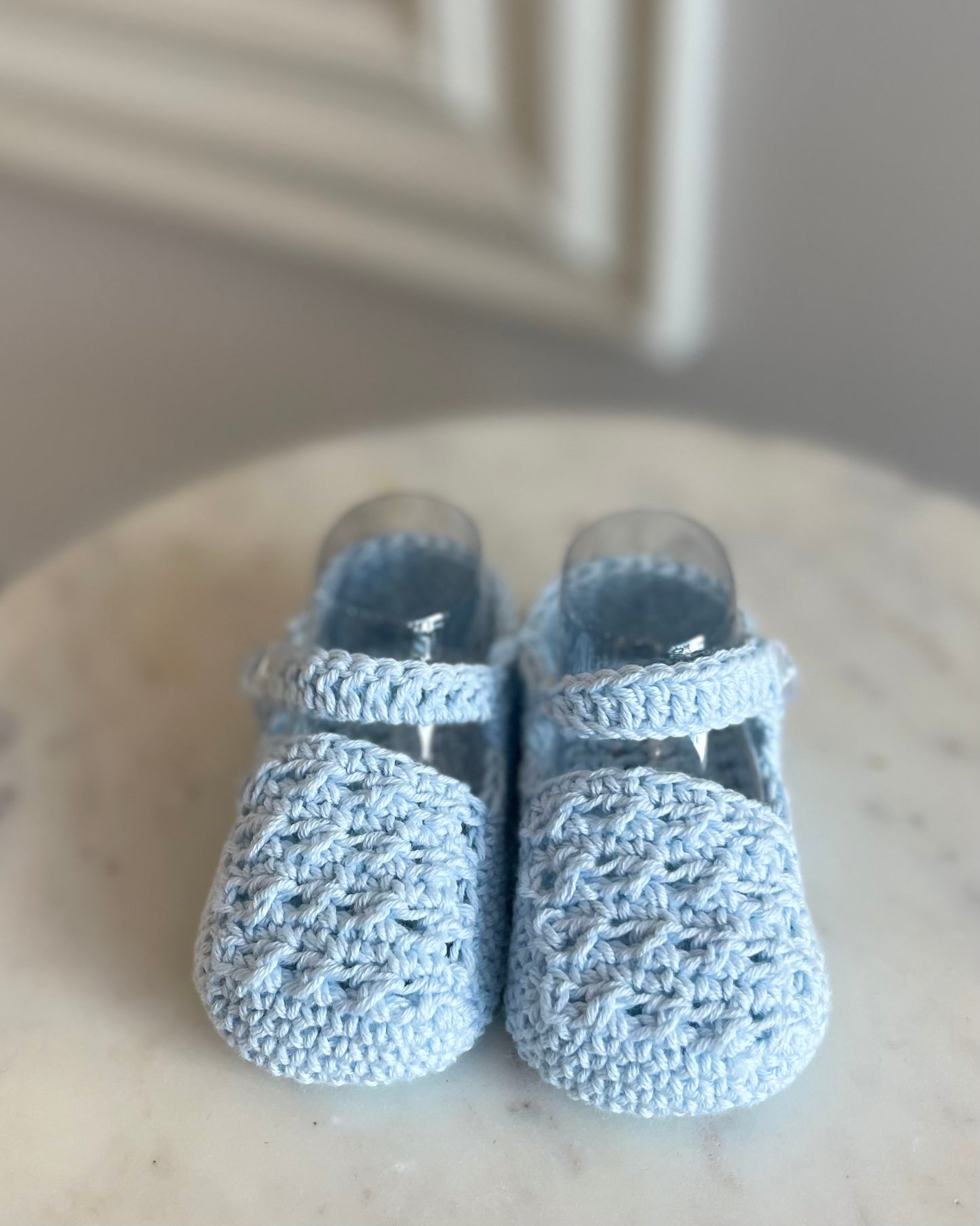 Zapatito tejido Celeste