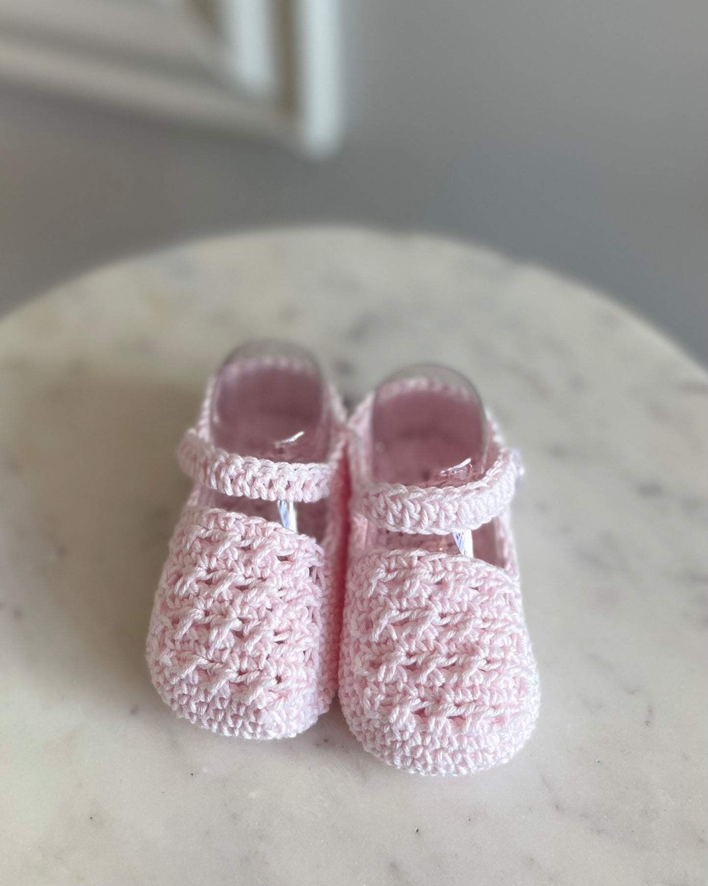 Zapatito tejido Rosa