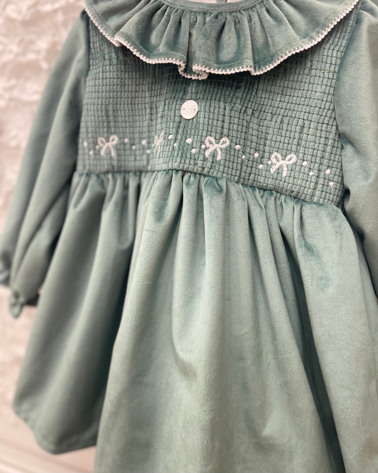 Vestido Velvet Menta
