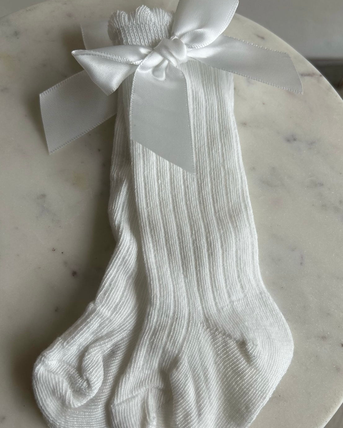 Calceta Lazo Blanca