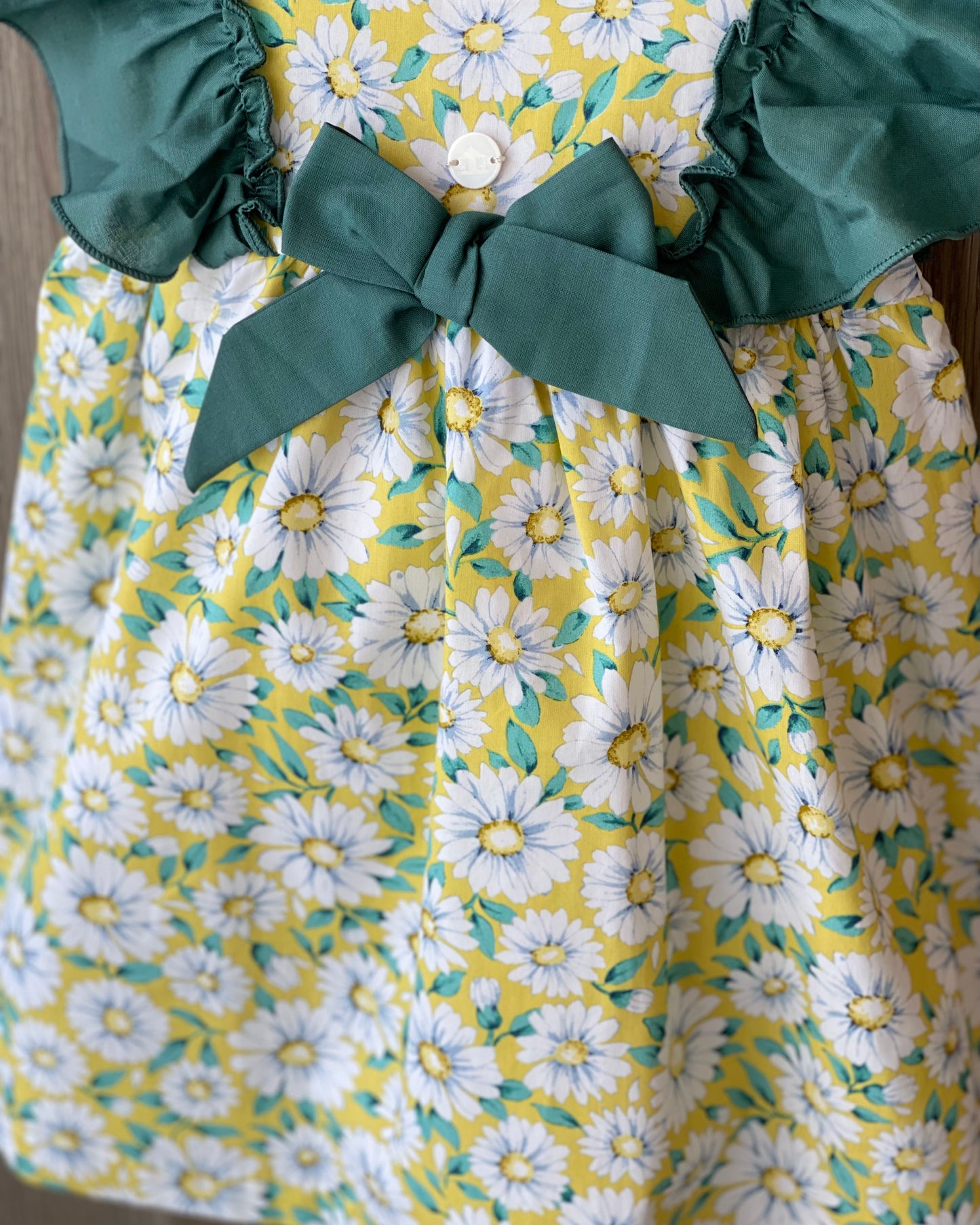 Vestido Flores Amarillo