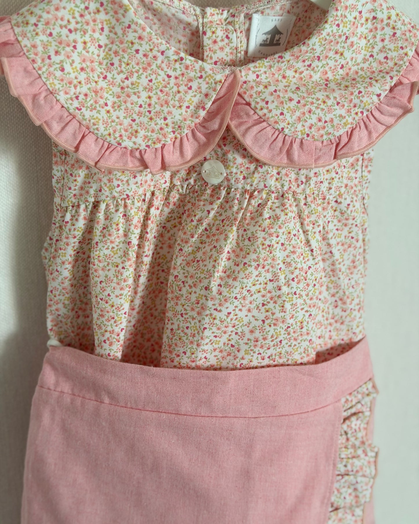 Conjunto Falda Short Rosa