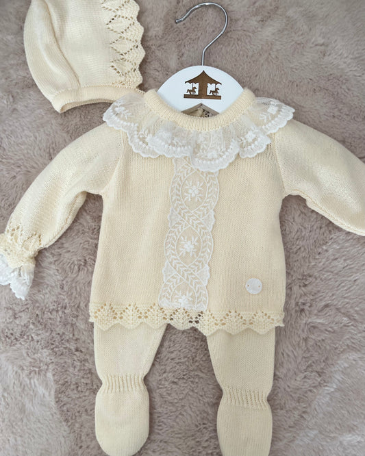 Conjunto Crema