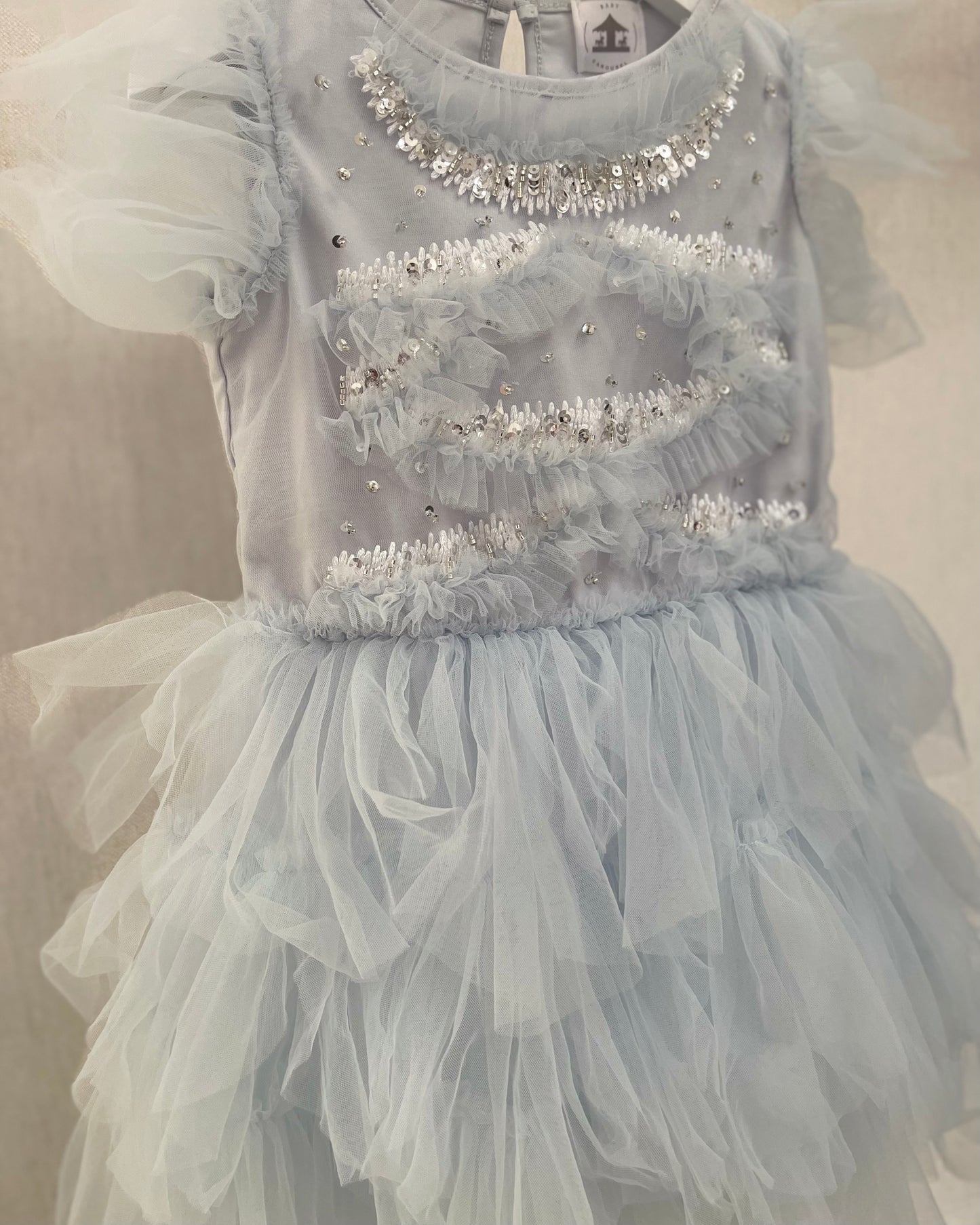 Vestido Tul Celeste