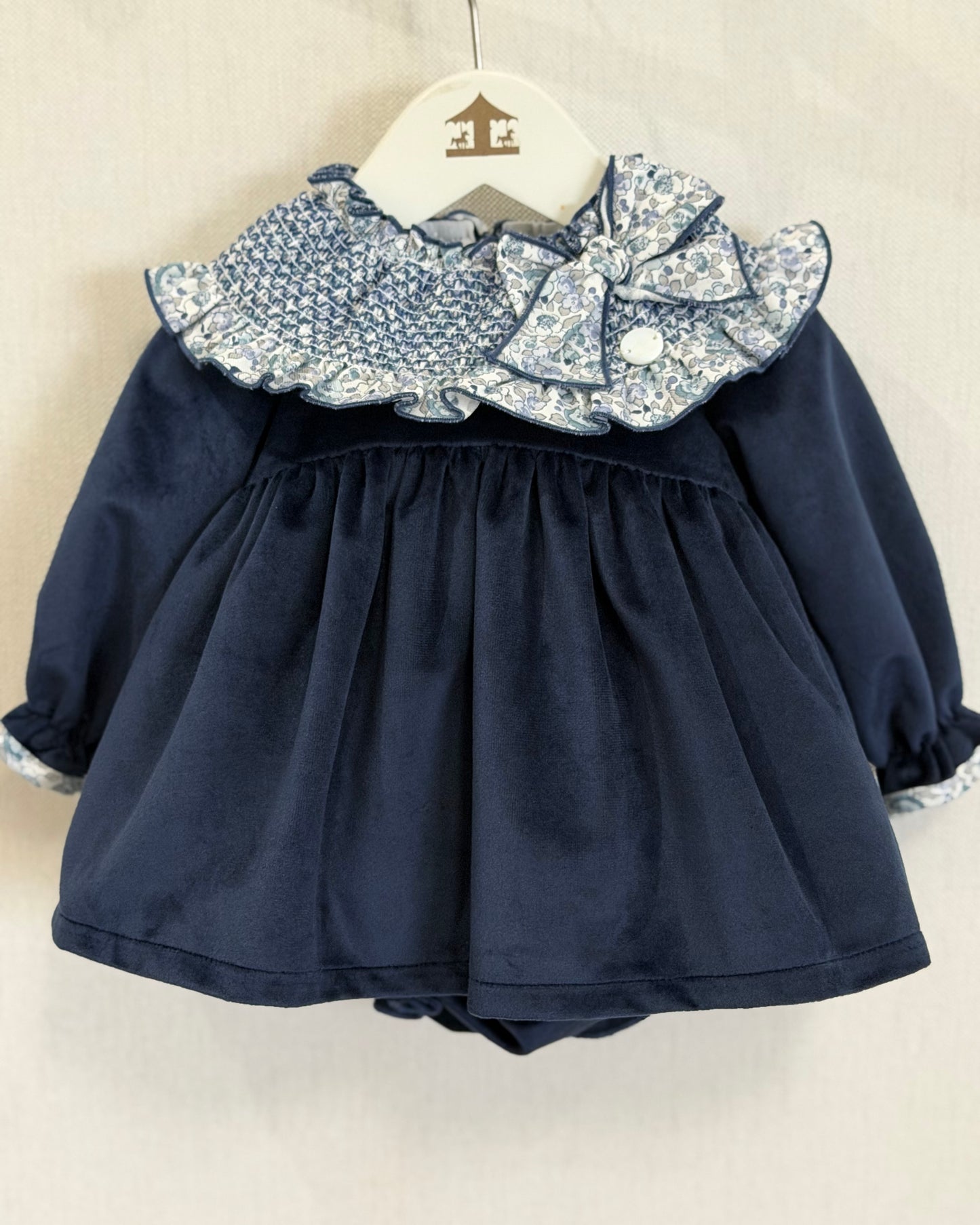 Conjunto Velvet Azul Niña
