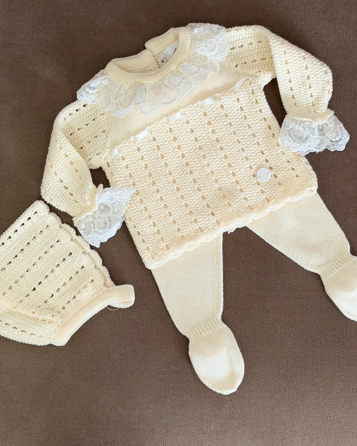 Conjunto Crema