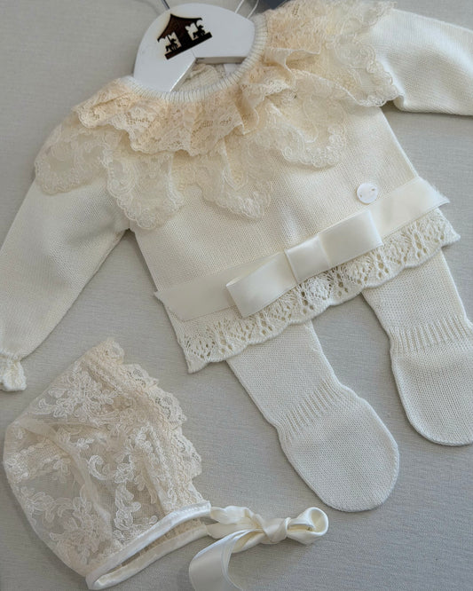 Conjunto Crema