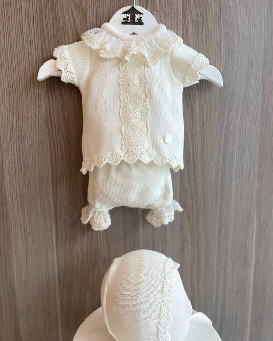 Conjunto Crema