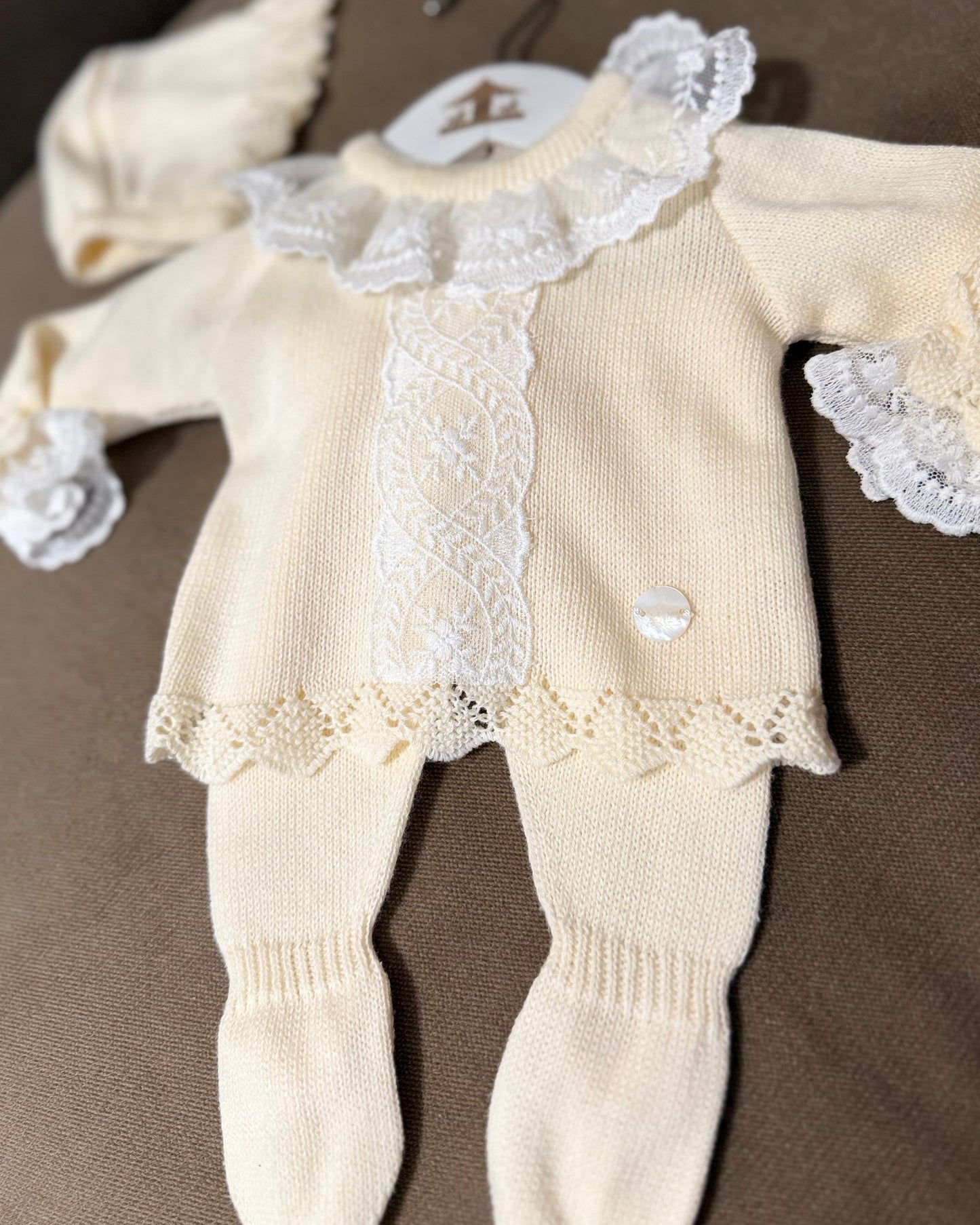 Conjunto Crema