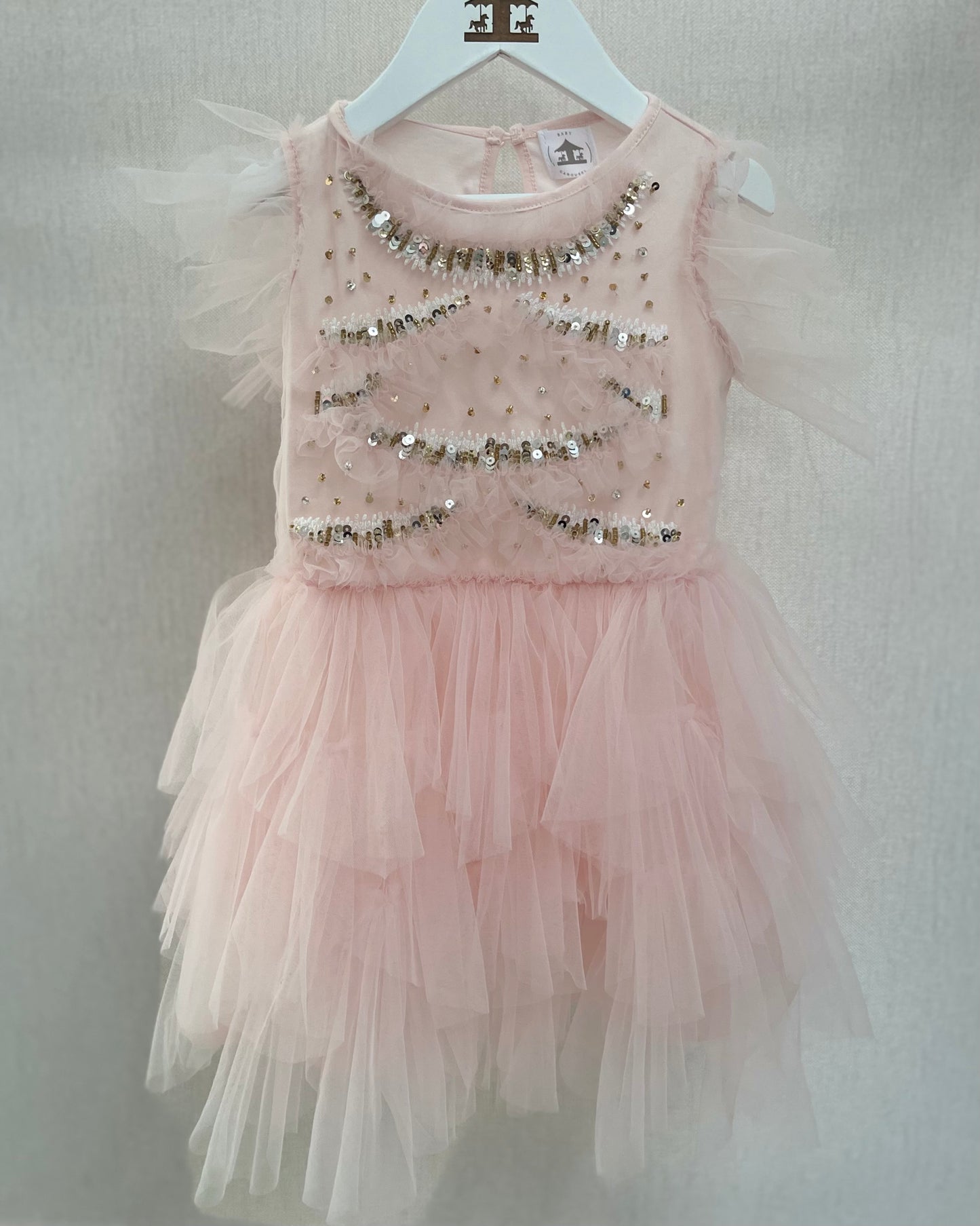 Vestido Tul Rosa