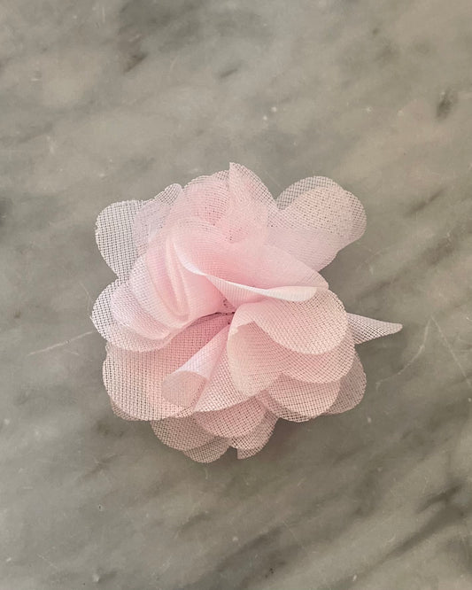 Broche flor rosa