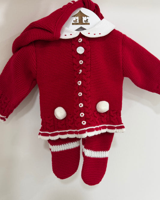 Conjunto Rojo Pompon
