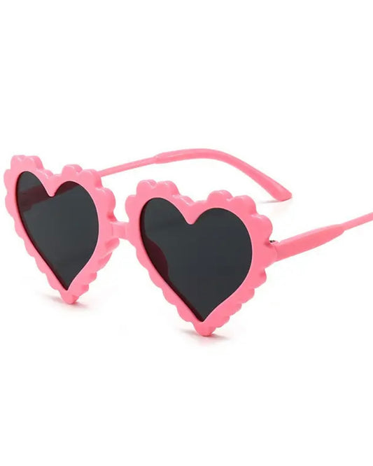 Lentes Corazón Rosa