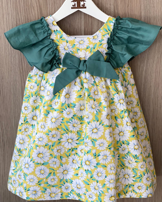 Vestido Flores Amarillo